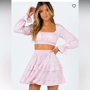 NWOT Princess Polly The Susanna Set Blush size 2